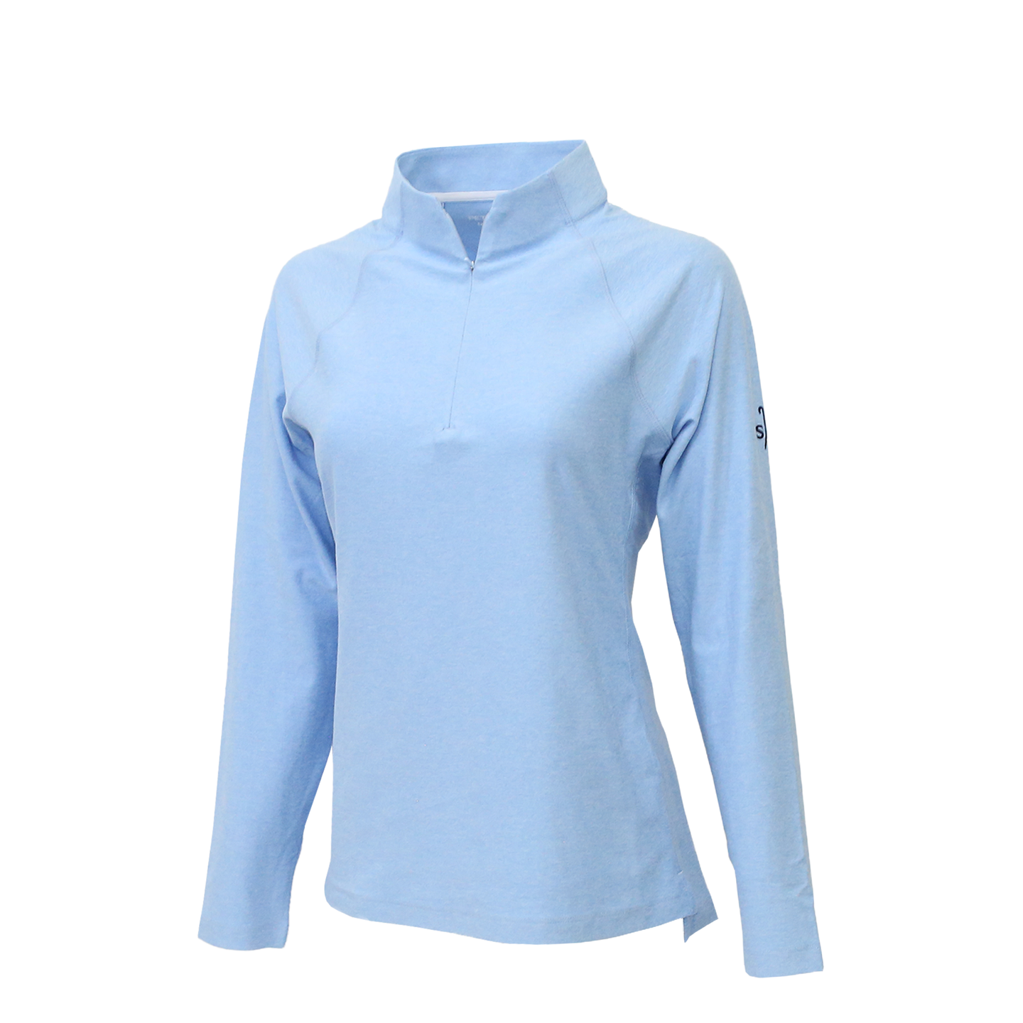 Women's  Melange Raglan Sleeve Perth Layer Quarter-Zip